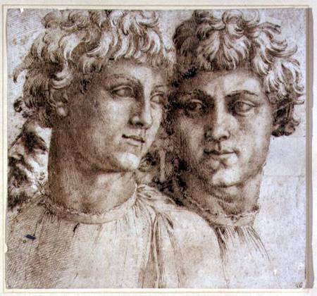 Study of Heads from Baccio Bandinelli