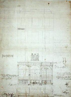 Design for Nicholson's State Lottery Office, No. 3 Cockspur Street, City of London
