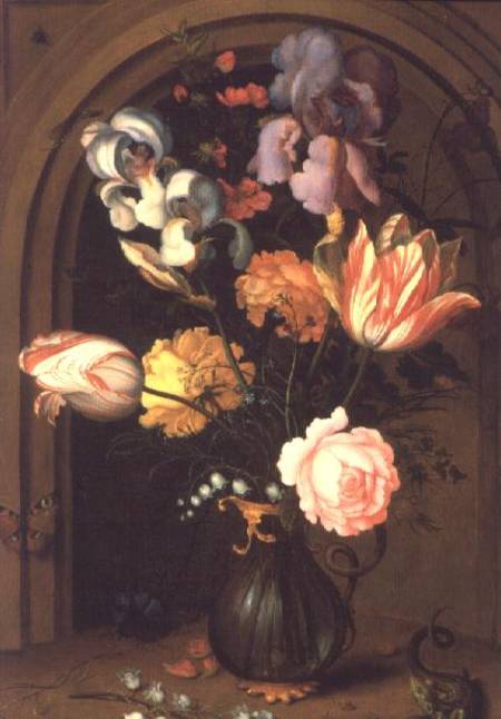 Still Life of Flowers in a Vase from Balthasar van der Ast