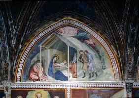 The Birth of Christ, from a series of Scenes of the New Testament (fresco)