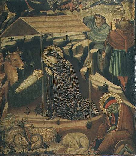 Adoration of the Shepherds from Barnaba da Modena