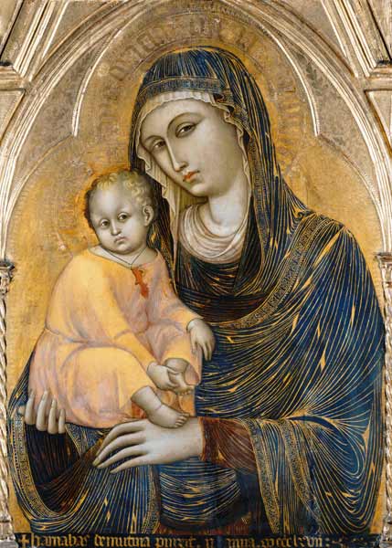 Madonna with the child. from Barnaba da Modena