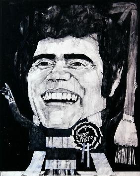 Portrait of Max Boyce, illustration for The Listener, 1970s