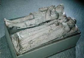 Effigies of Anne de Montmorency (1493-1567) Constable and Marshal of France and Madeleine of Savoy (