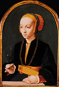 Female portrait. from Bartholomäus Bruyn d. Ä.