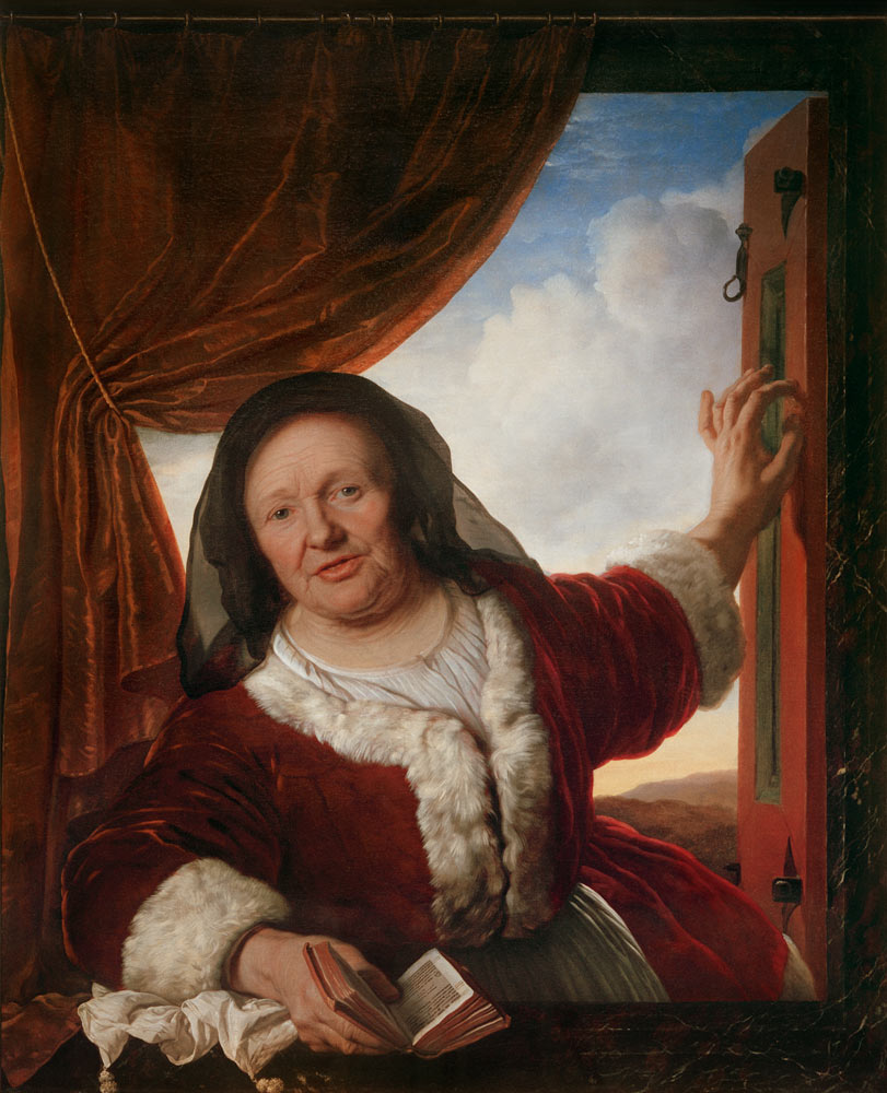Alte Frau im Fenster from Bartholomeus van der Helst