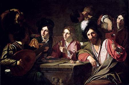 Meeting of Drinkers from Bartolomeo Manfredi