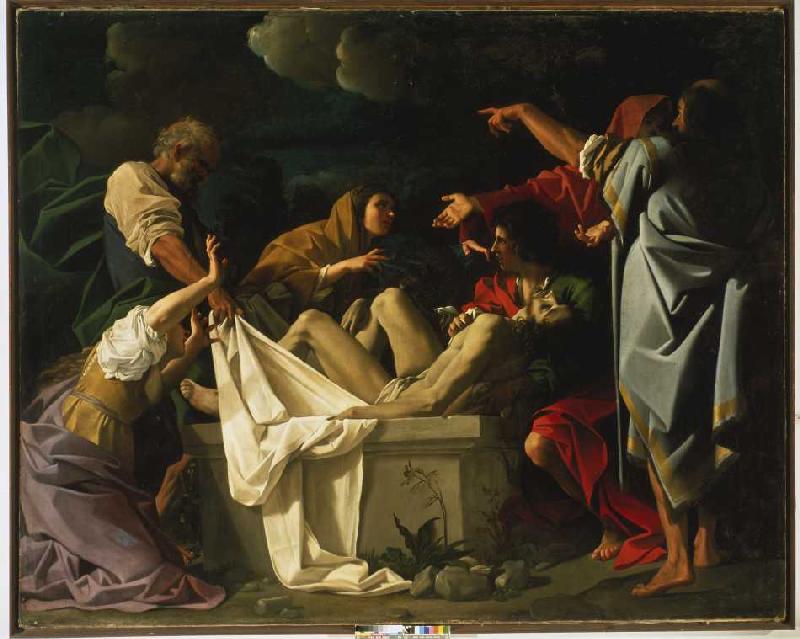 Burial Christi. from Bartolomeo Schidone