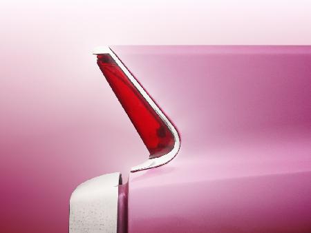 American classic car Deville 1963 tail fin abstract