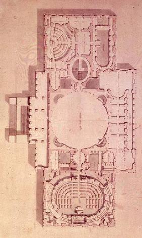 Plan of the Principal Story of the Capitol, U.S.