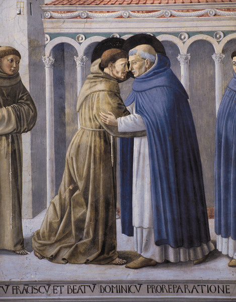 St. Francis and St. Dominic from Benozzo Gozzoli