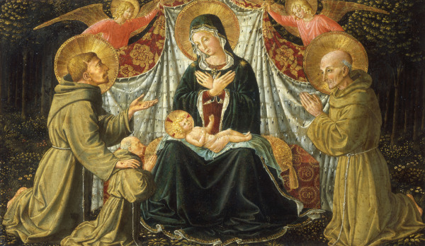 Madonna & Child w.Saints from Benozzo Gozzoli