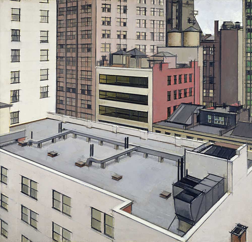 Roofs of New York, c.1930 from Bernard Boutet de Monvel