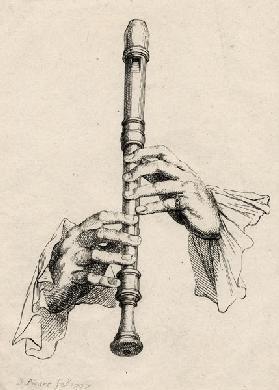 Recorder Player's Hands