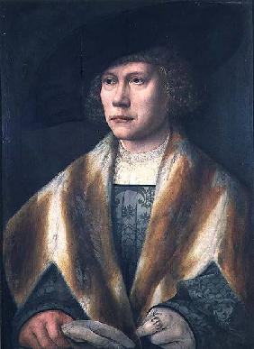 Portrait of a young man, possibly a self portrait