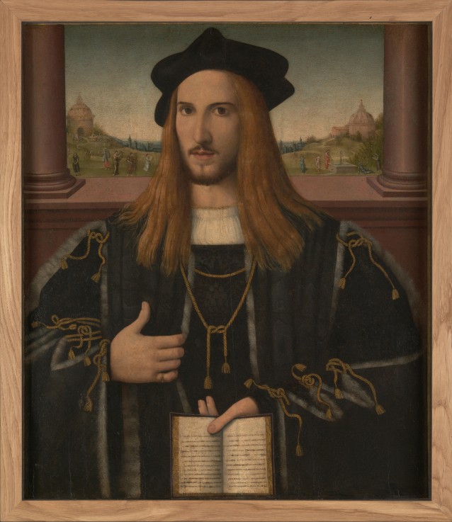 Portrait of Alberto Pio from Bernardino Loschi