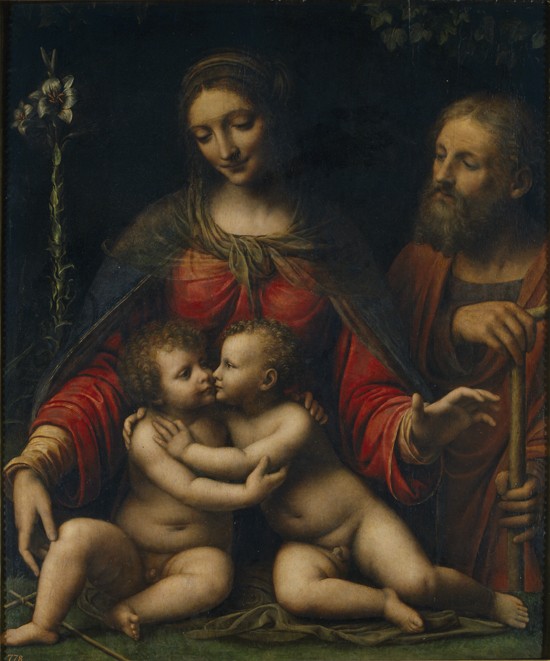 The Holy Family with John the Baptist from Bernardino Luini
