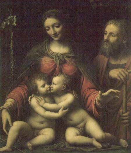 The Holy Family with the Infant St. John from Bernardino Luini