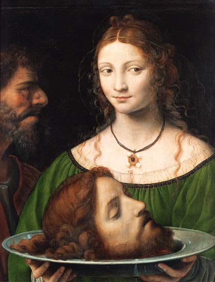 Salome with the head Johannes d.Täufers from Bernardino Luini