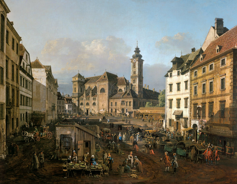Vienna / Freyung / Canaletto from Bernardo Bellotto