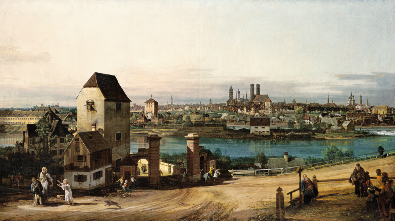 Munich, seen by Haidhausen from Bernardo Bellotto