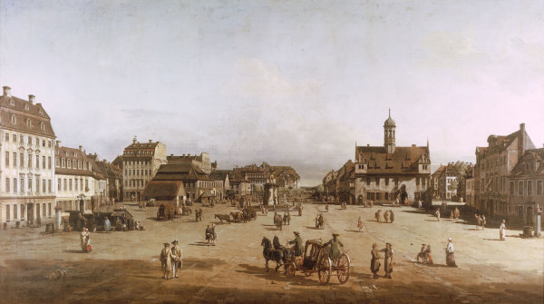 Dresden, Neustädter Markt from Bernardo Bellotto