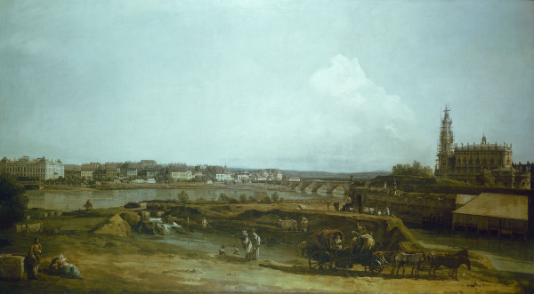 Dresden , Canaletto from Bernardo Bellotto