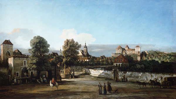 Pirna von der Westseite mit dem Dohnaischen Tor from Bernardo Bellotto