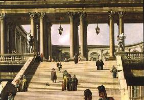 Ideal Landscape with Palace Steps