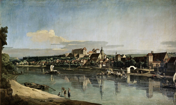 View of Pirna from the right bank of the Elba from Bernardo Bellotto