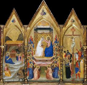 Triptych altarpiece