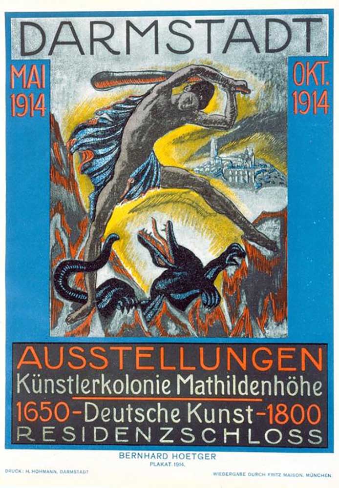 EXHIBITIONS Artists colony Mathildenhöhe / Deutsche Kuns from Bernhard Hoetger