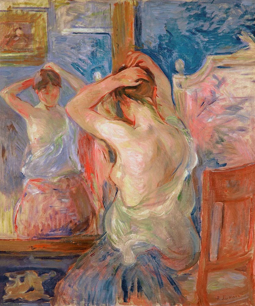 Devant la psyché from Berthe Morisot