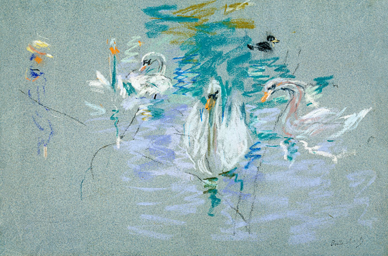 Swans from Berthe Morisot