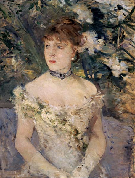 Morisot/Young woman in a ball gown/1879 from Berthe Morisot