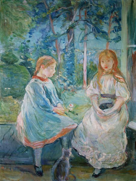 Young Girls at the Window from Berthe Morisot