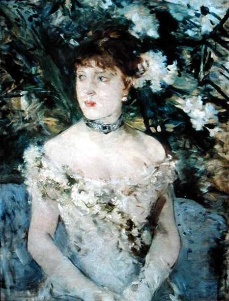 Young girl in a ball gown from Berthe Morisot