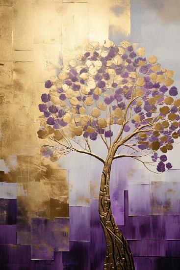 Purple Gold Paint 1