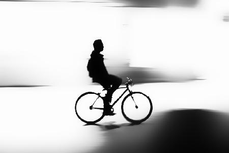 Night cyclist