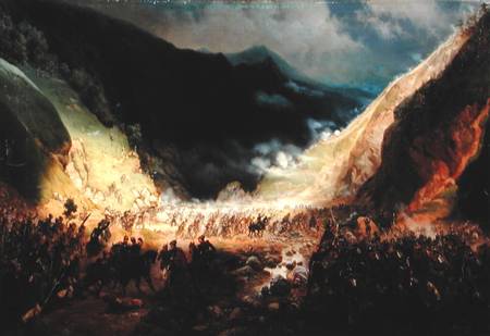 Battle at the Rotenturm canyon from Bogdan Willewalde