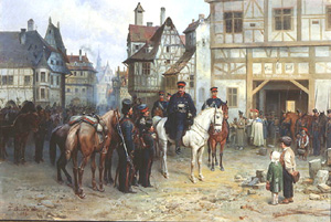 General Blücher mit den Kosaken in Bautzen from Bogdan Willewalde