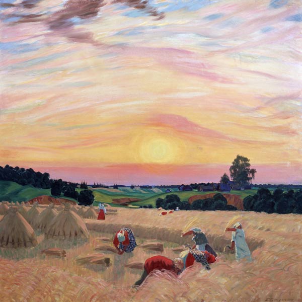 The Harvest from Boris Michailowitsch Kustodiew