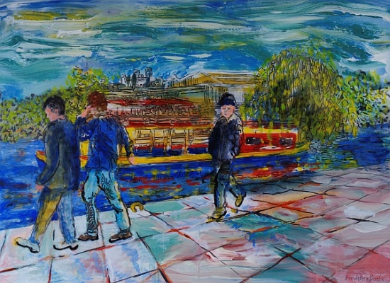 Boys on the Towpath from Brenda Brin  Booker