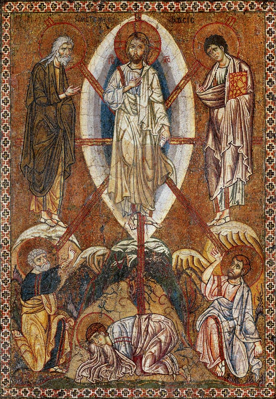 Portable icon depicting the transfiguration, 11th-12th century from Byzantine
