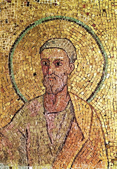 Detail of St. Peter, from the Crypt of St. Peter, c.700 AD (see also 151558) from Byzantine School