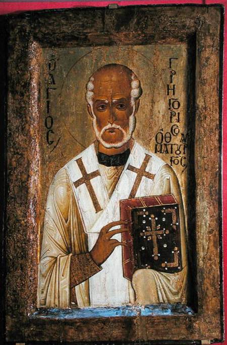 Icon of St. Gregory from Byzantine School