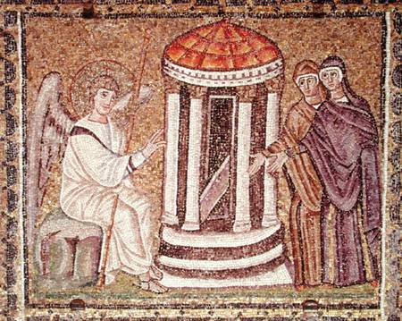 The Marys at the Tomb, Scenes from the Life of Christ from Byzantine School