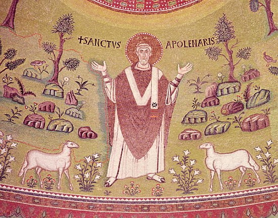 St. Apollinare (d.c.79) from Byzantine School