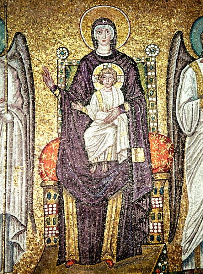 Virgin and Child, from the Procession of the Martyrs in the nave from Byzantine School