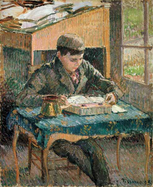 Rodo at reading from Camille Pissarro
